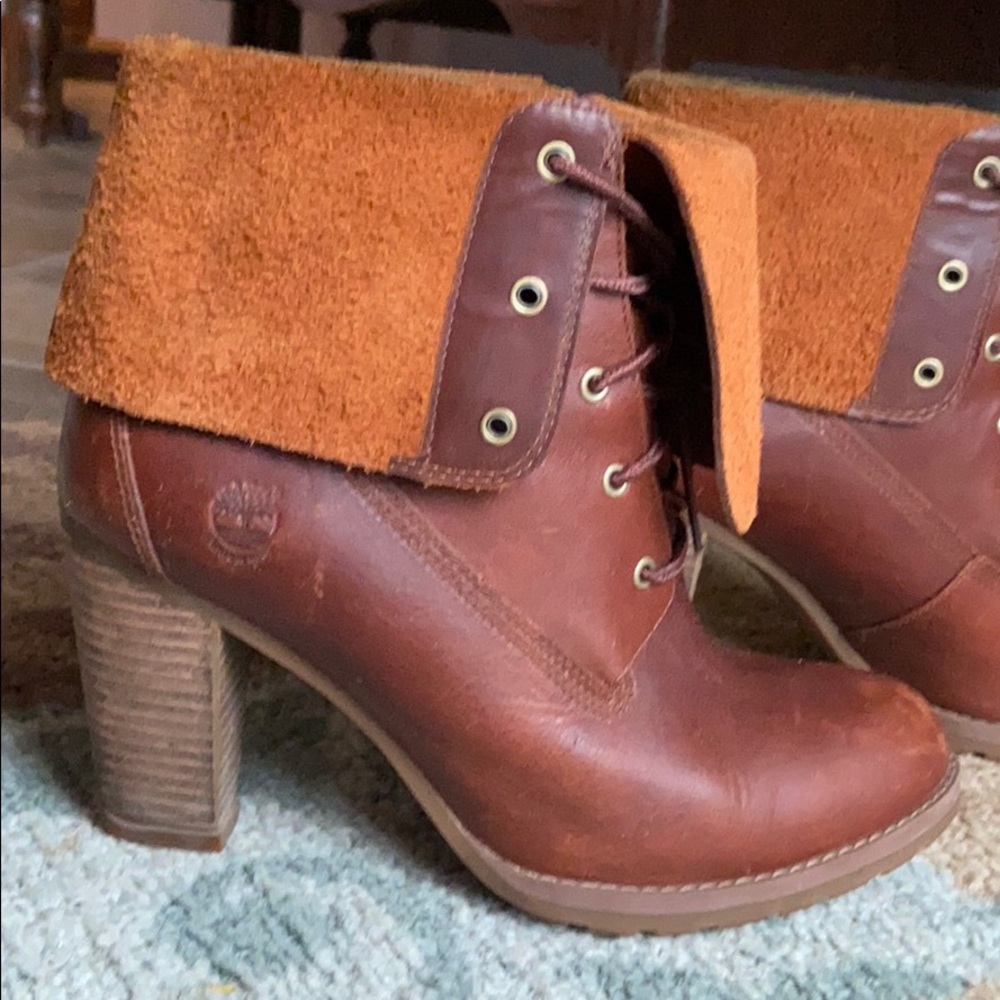 COPY - Timberland Earthkeepers 3in heel lace up boots.